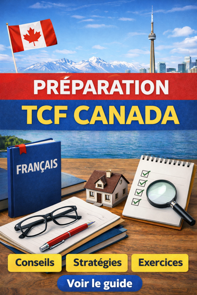 Préparation TCF Canada 2026 guide complet pour réussir le test de français pour l’immigration au Canada et améliorer son score au TCF Canada